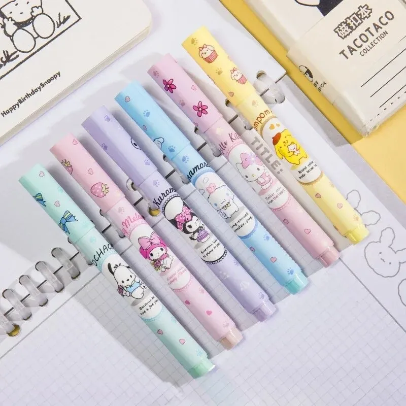 Set 6 destacadores Personajes Sanrio