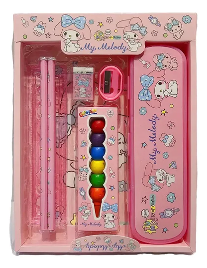 Set Escolar Sanrio 7 Piezas