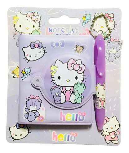Mini Libreta + Lápiz Hello Kitty (Varios diseños)