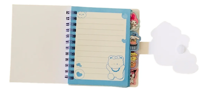 Libreta Personajes Sanrio con 3 Separadores (Varios diseños)