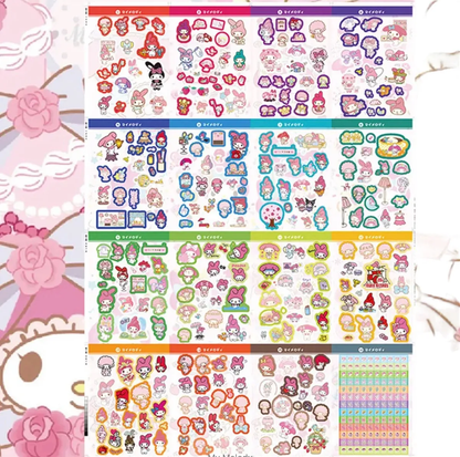 Libro de 450 stickers Personajes Sanrio