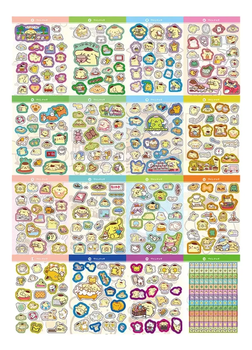 Libro de 450 stickers Personajes Sanrio