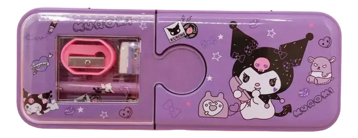 Estuche Metálico Doble Personajes Sanrio