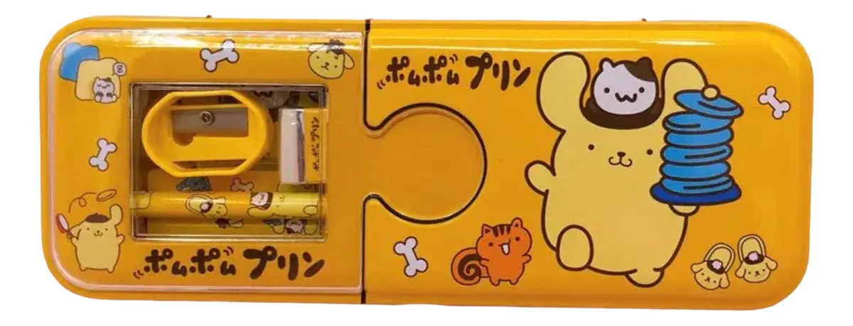 Estuche Metálico Doble Personajes Sanrio
