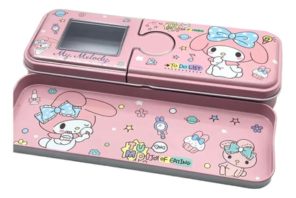 Estuche Metálico Doble Personajes Sanrio