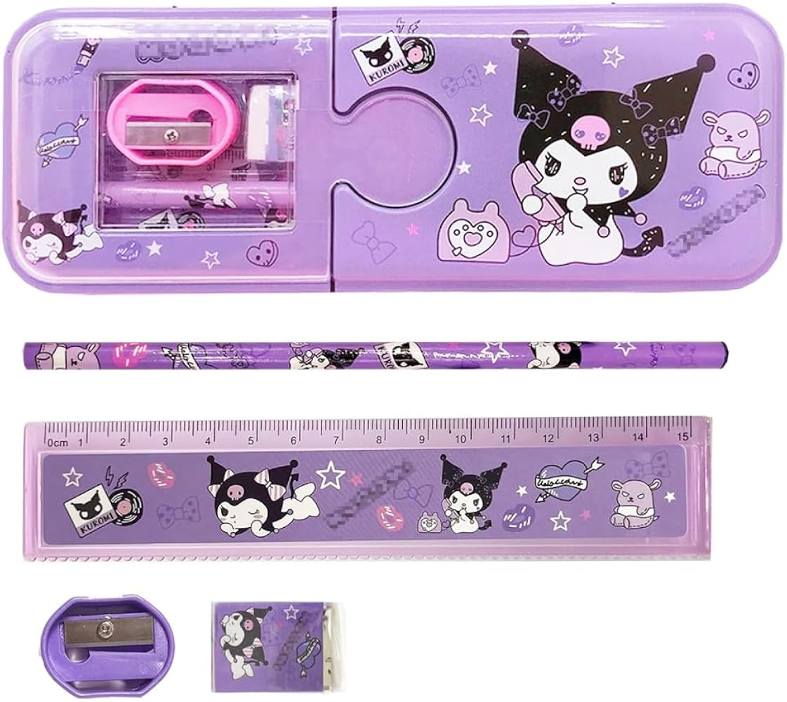 Estuche Metálico Doble Personajes Sanrio