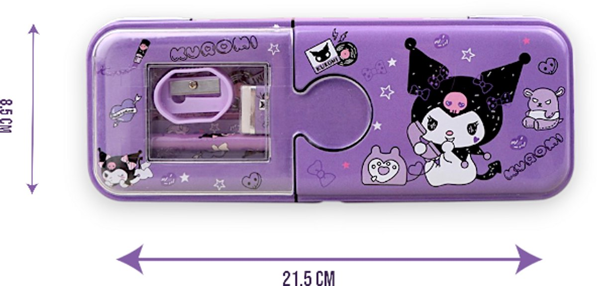 Estuche Metálico Doble Personajes Sanrio