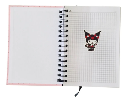 Libreta Sanrio Kuromi 160 páginas