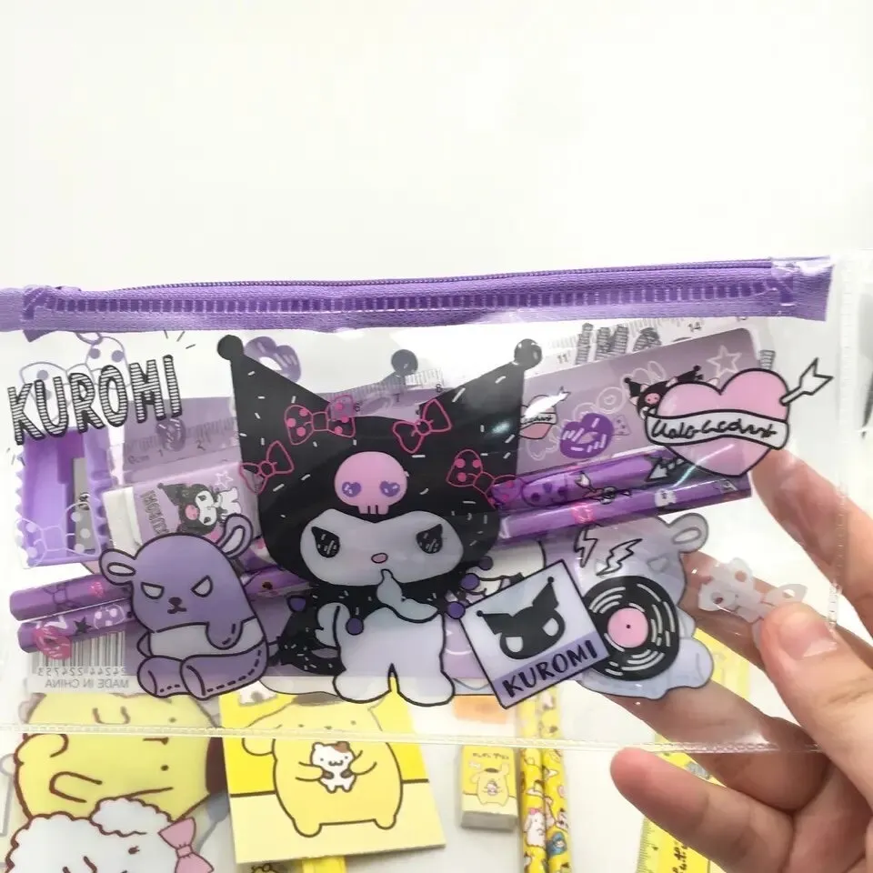 Set Escolar Estuche 7 piezas Personajes Sanrio
