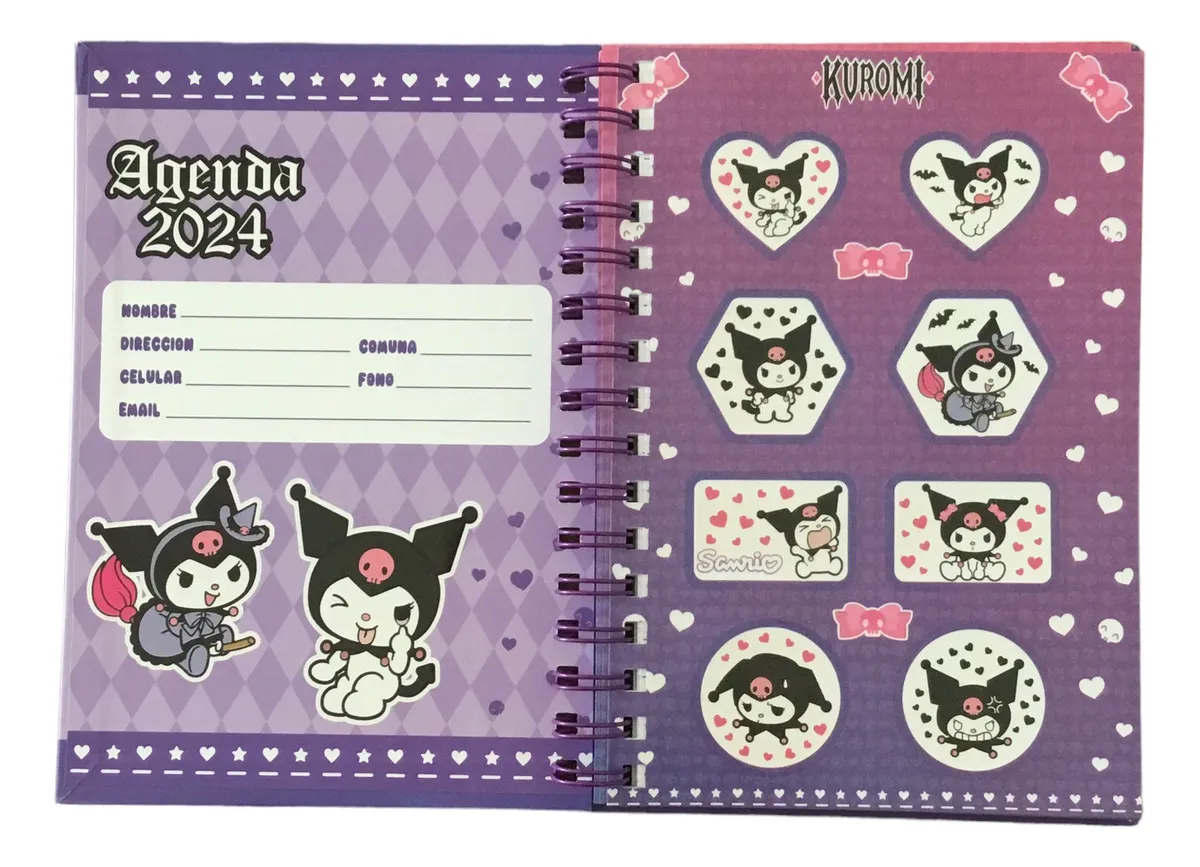 Libreta Sanrio Mediana (Varios modelos)