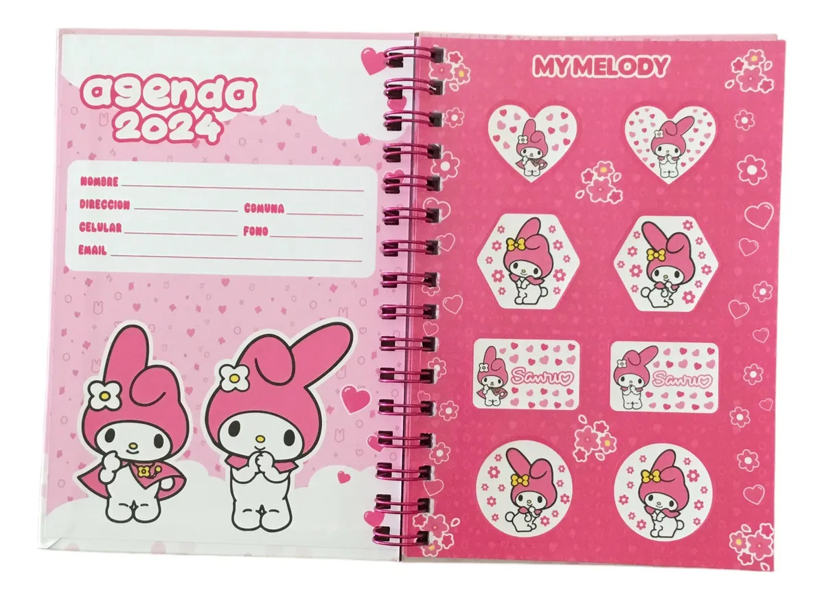 Libreta Sanrio Mediana (Varios modelos)