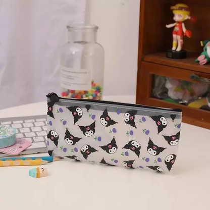 Estuche Escolar Transparente Personajes Sanrio