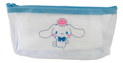 Estuche Escolar Transparente Personajes Sanrio