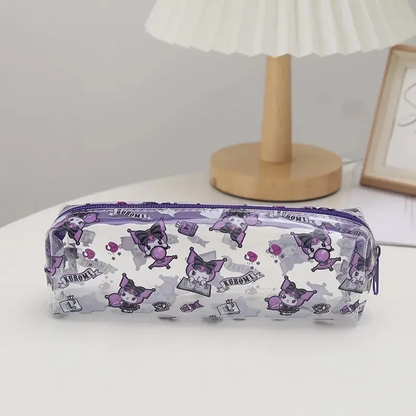 Estuche Escolar Transparente Personajes Sanrio