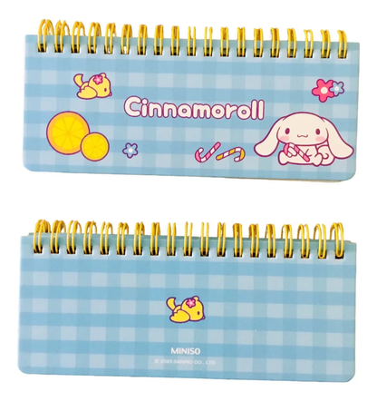 Libreta Rectangular Personajes Sanrio 80 páginas (Varios diseños)
