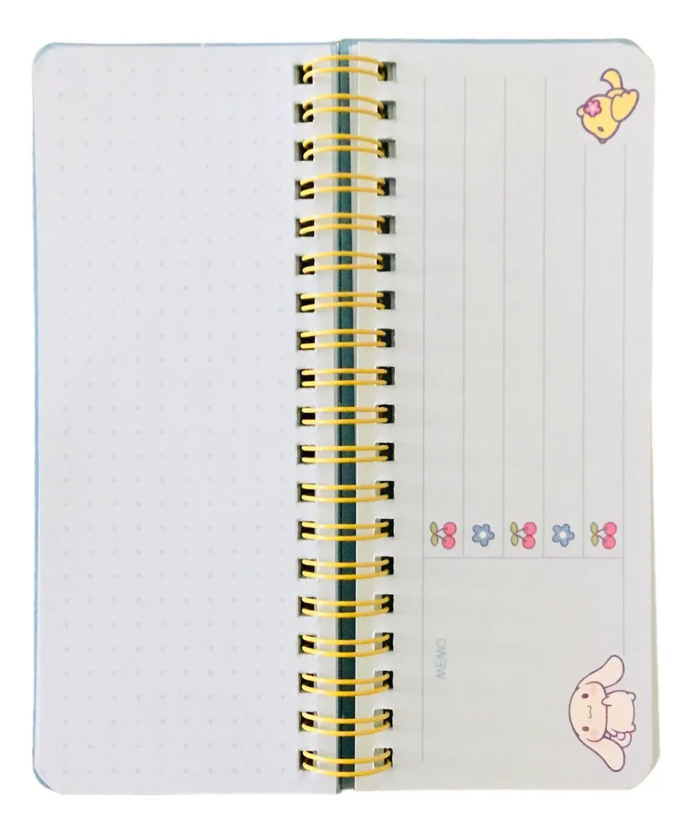 Libreta Rectangular Personajes Sanrio 80 páginas (Varios diseños)