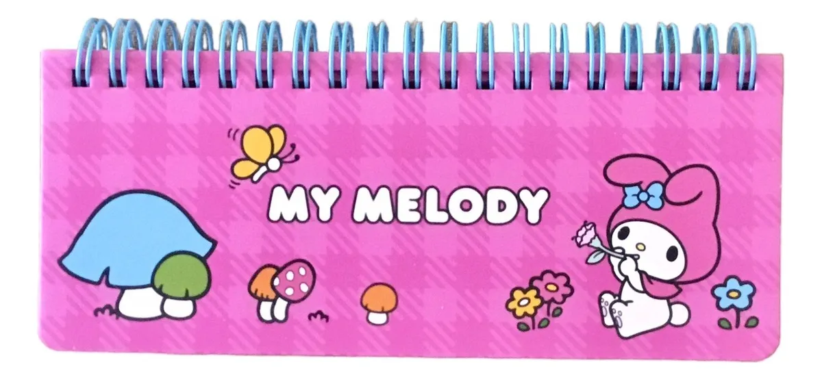 Libreta Rectangular Personajes Sanrio 80 páginas (Varios diseños)