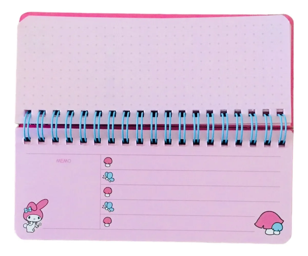Libreta Rectangular Personajes Sanrio 80 páginas (Varios diseños)