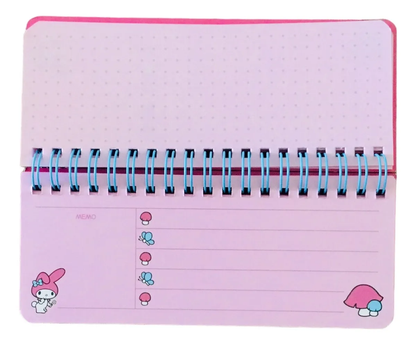 Libreta Rectangular Personajes Sanrio 80 páginas (Varios diseños)