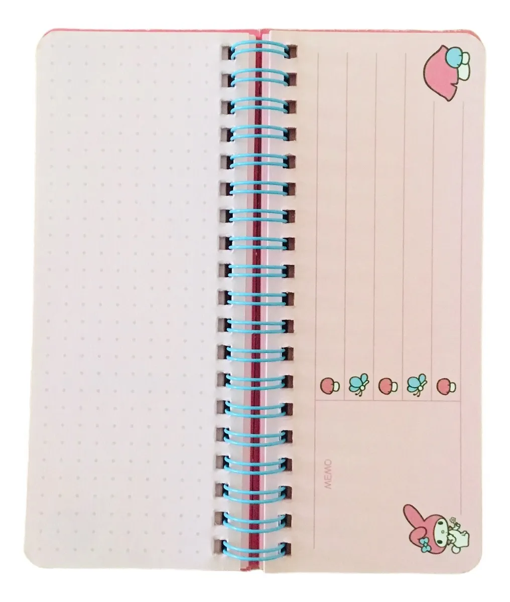 Libreta Rectangular Personajes Sanrio 80 páginas (Varios diseños)