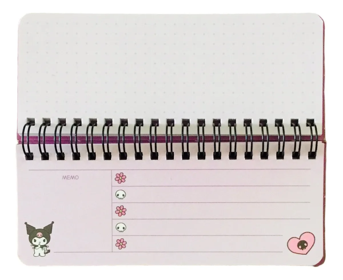 Libreta Rectangular Personajes Sanrio 80 páginas (Varios diseños)