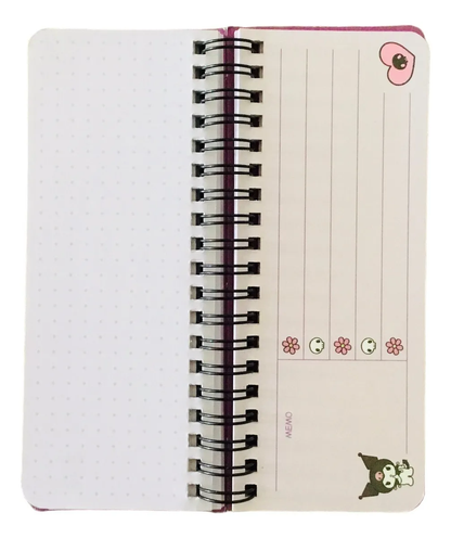 Libreta Rectangular Personajes Sanrio 80 páginas (Varios diseños)