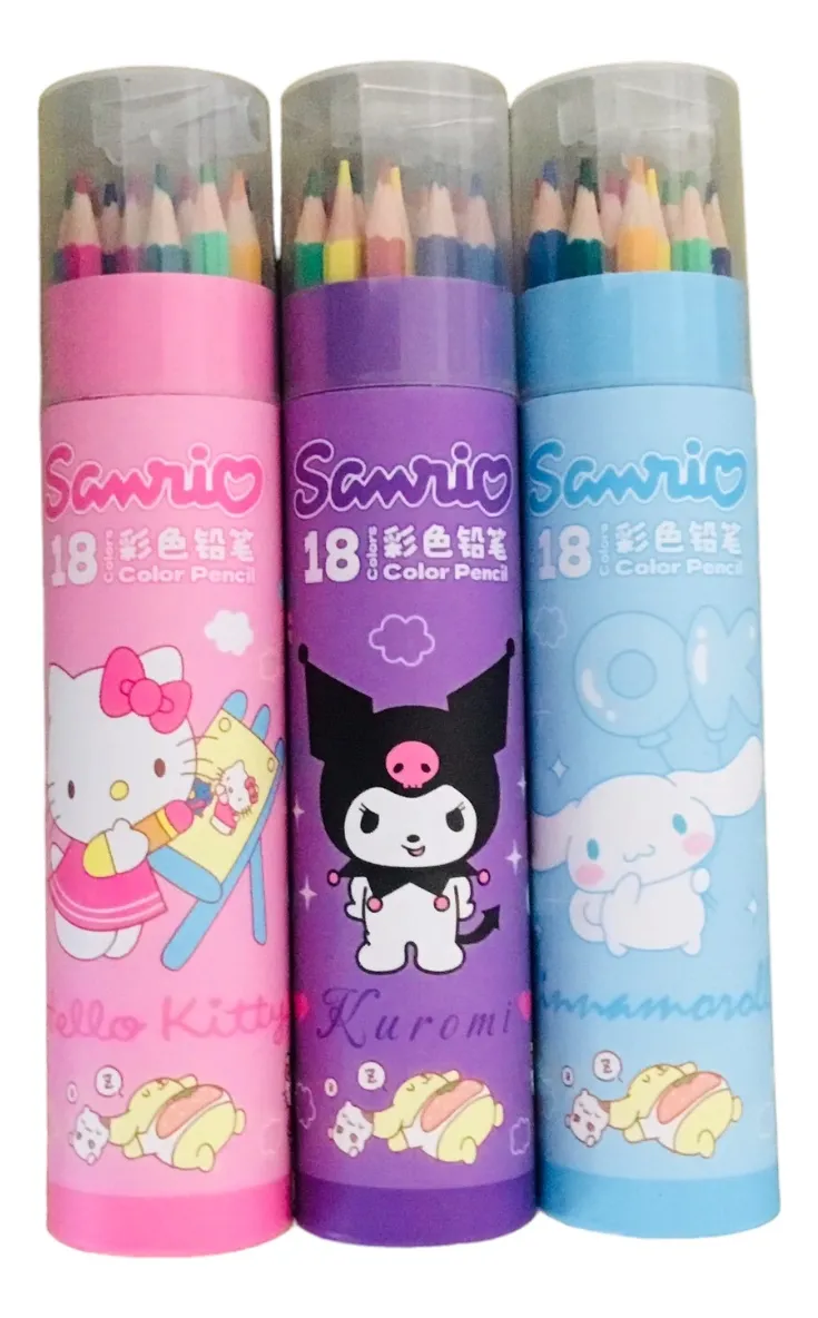 Lápices de Colores Sanrio - 18 unidades Sanrio