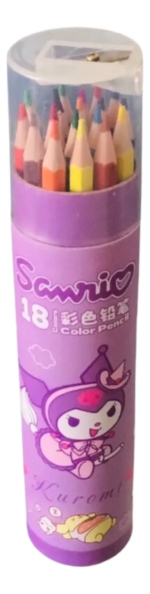 Lápices de Colores Sanrio - 18 unidades Sanrio