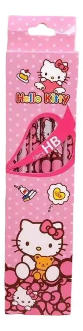 Set 12 Lápices Mina Hello Kitty Y Sus Amigos