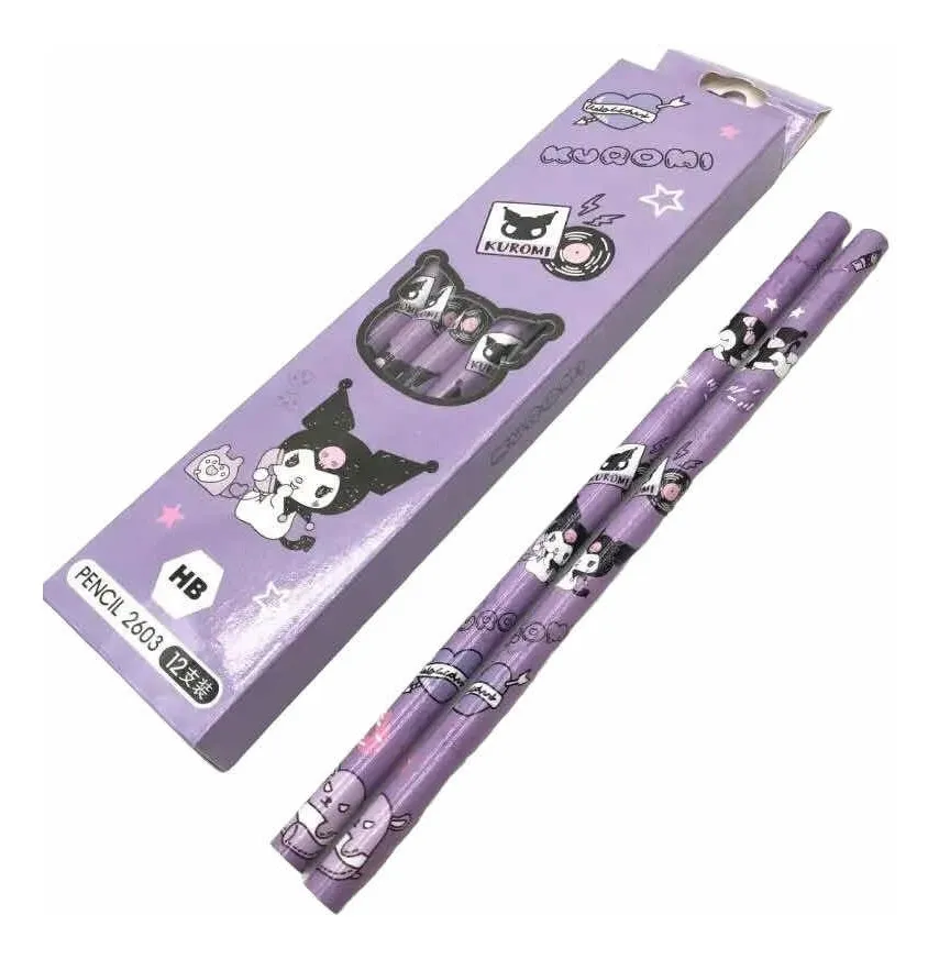 Set 12 Lápices Mina Hello Kitty Y Sus Amigos