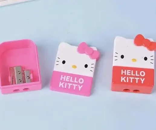 Sacapuntas Doble Con Contenedor Hello Kitty