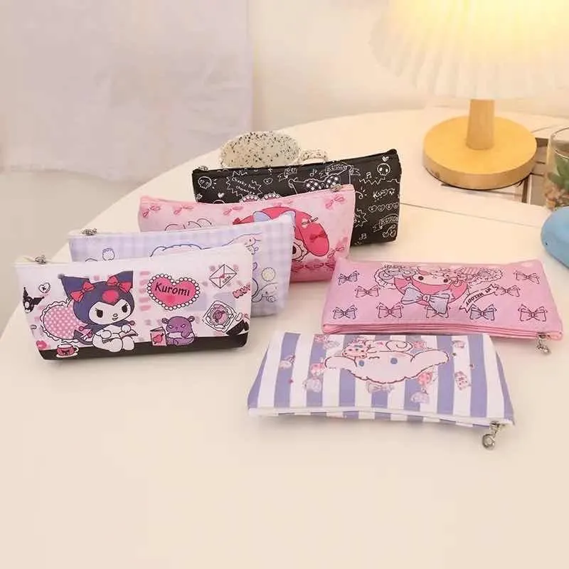 Estuche Escolar de Tela Personajes Sanrio (Varios modelos)