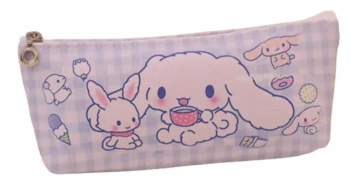 Estuche Escolar de Tela Personajes Sanrio (Varios modelos)