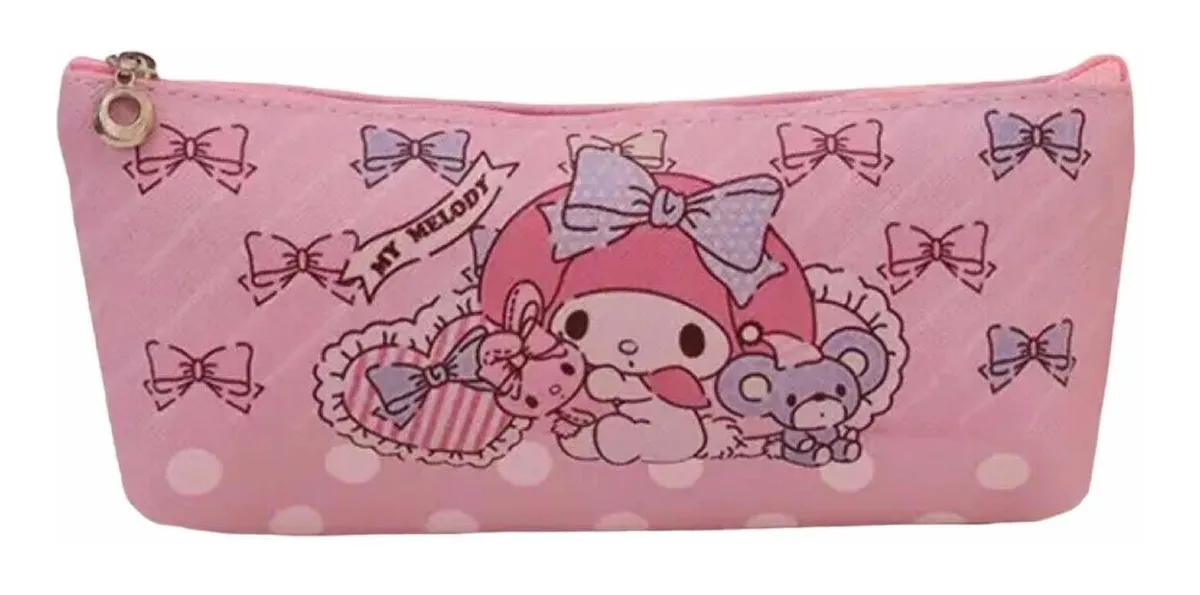 Estuche Escolar de Tela Personajes Sanrio (Varios modelos)