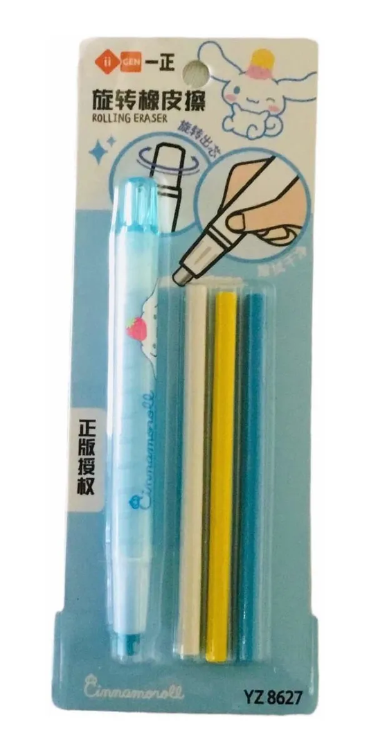 Porta Goma + Gomas de borrar Personajes Sanrio (Varios modelos)