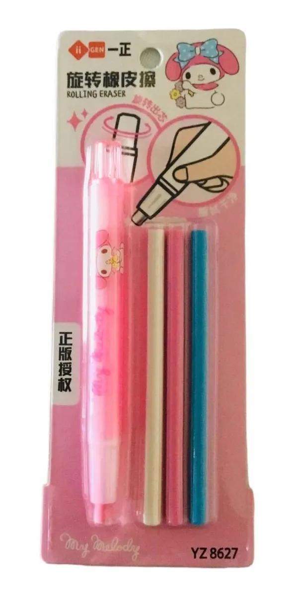 Porta Goma + Gomas de borrar Personajes Sanrio (Varios modelos)