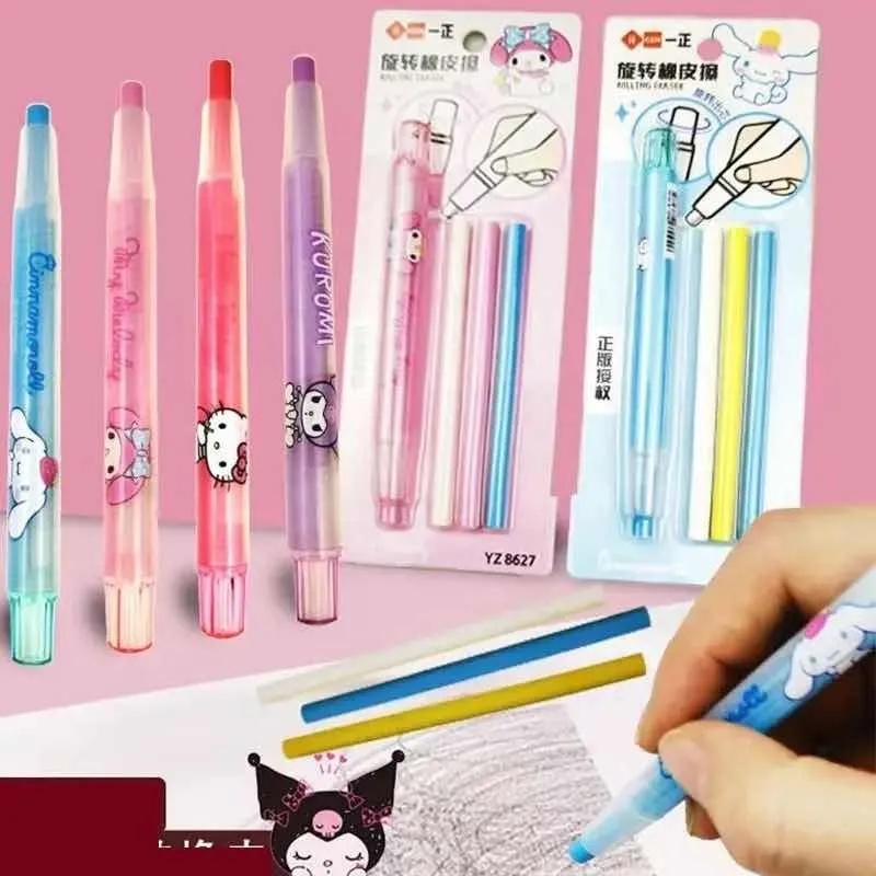 Porta Goma + Gomas de borrar Personajes Sanrio (Varios modelos)