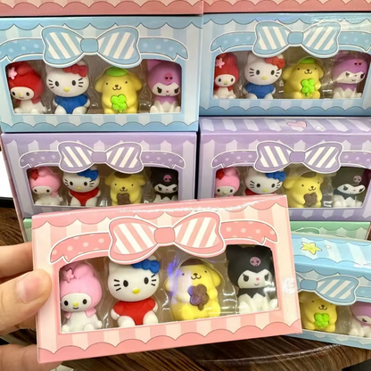 Set de 4 Gomas de Borrar Sanrio (Varios diseños)