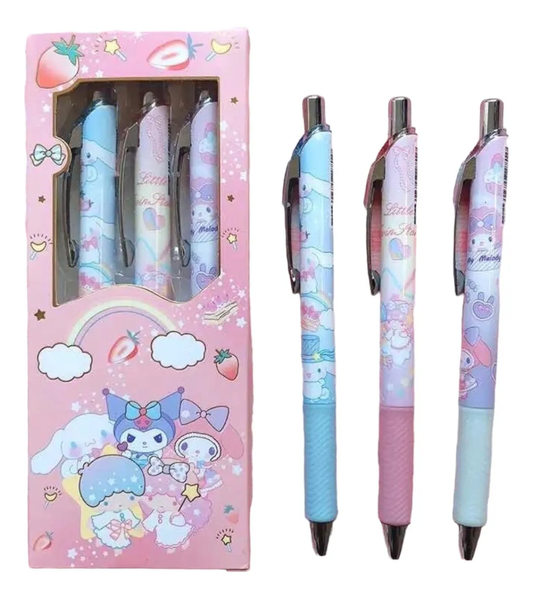 Set De 3 Lápices Sanrio