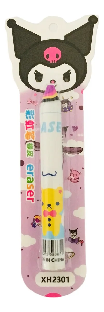 Lápiz Goma de Borrar Sanrio (Varios diseños)