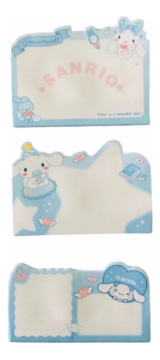 Set De 60 Notas Adhesivas Personajes Sanrio