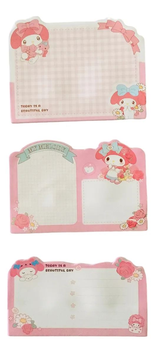 Set De 60 Notas Adhesivas Personajes Sanrio