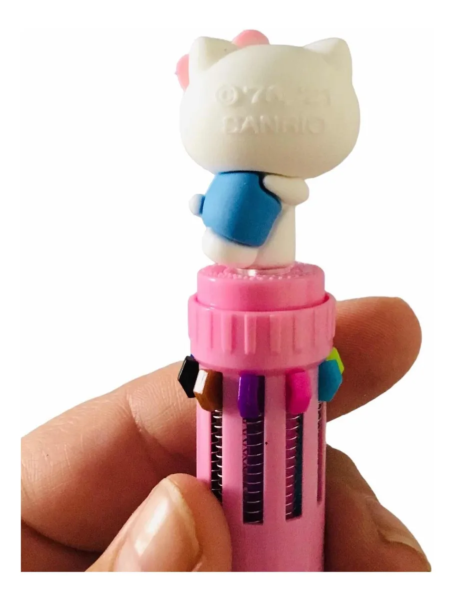 Lápiz Hello Kitty 10 Colores En 1