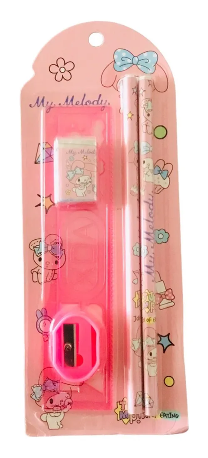 Set Escolar 5 Piezas Amigos Sanrio