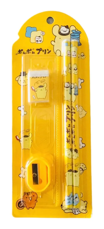 Set Escolar 5 Piezas Amigos Sanrio