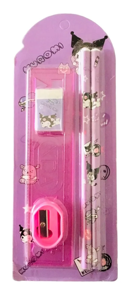 Set Escolar 5 Piezas Amigos Sanrio