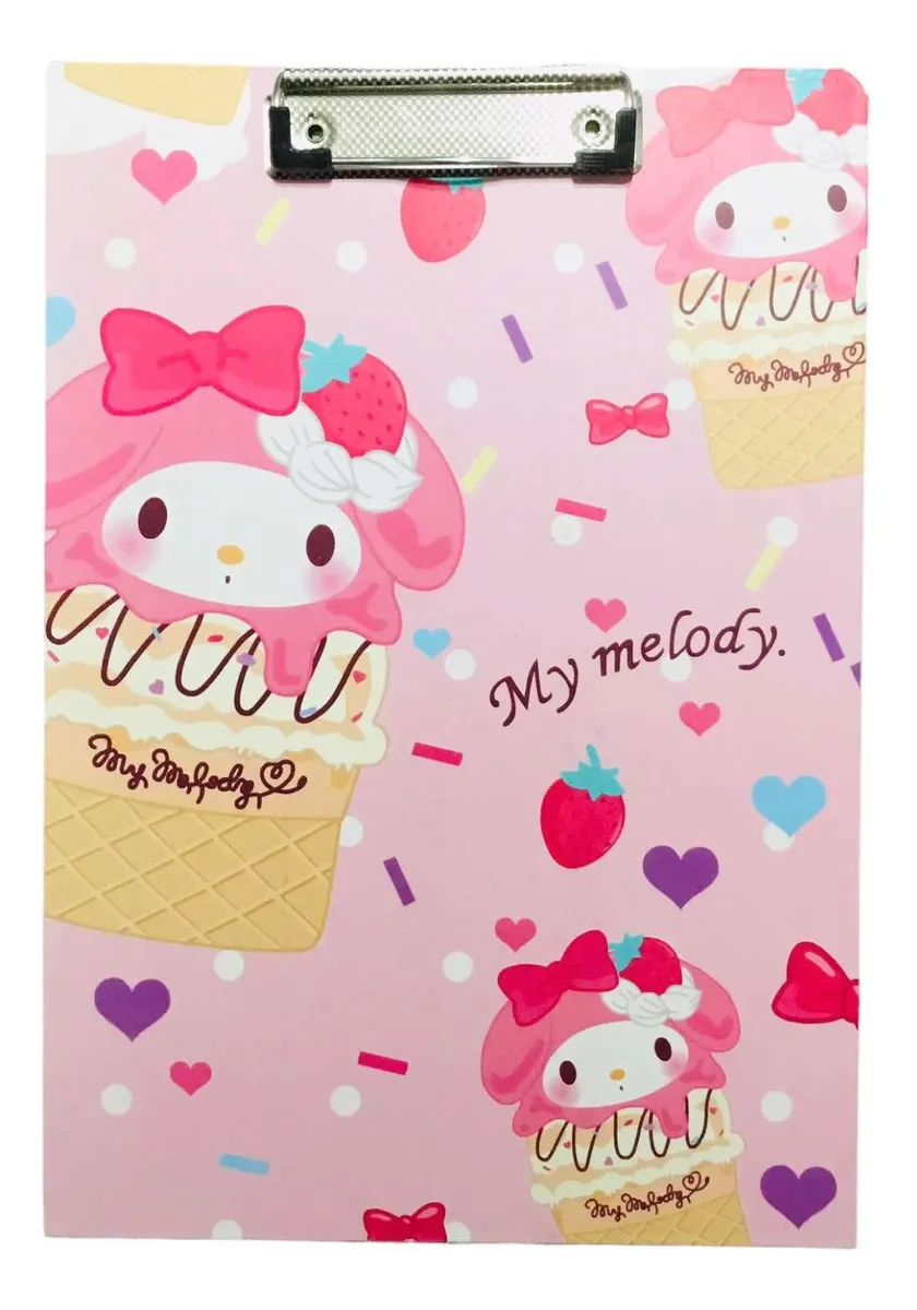 Tabla Porta Papeles Sanrio My Melody (Varios Diseños)