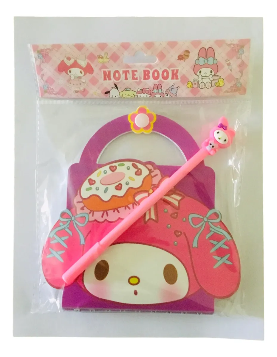 Libreta de Notas My Melody + Lápiz Gel