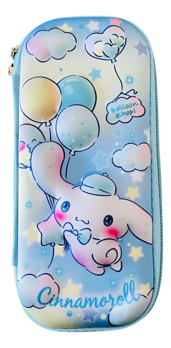 Estuche Escolar Volumétrico Personajes Sanrio