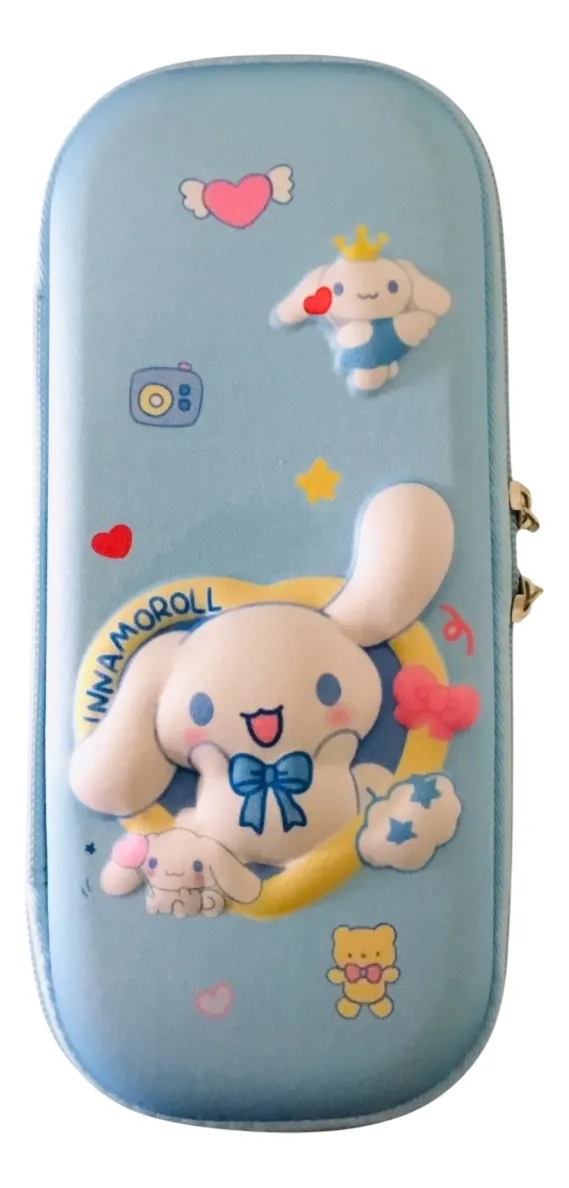 Estuche Escolar Volumétrico Personajes Sanrio